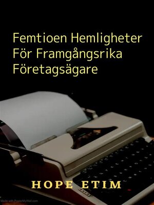 cover image of Femtioen Hemligheter För Framgångsrika Företagsägare